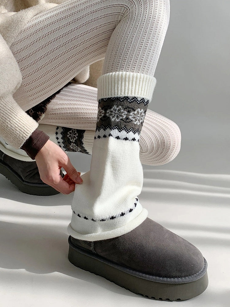 Snowflake (4 Leg Warmers Isle Colors) Fair