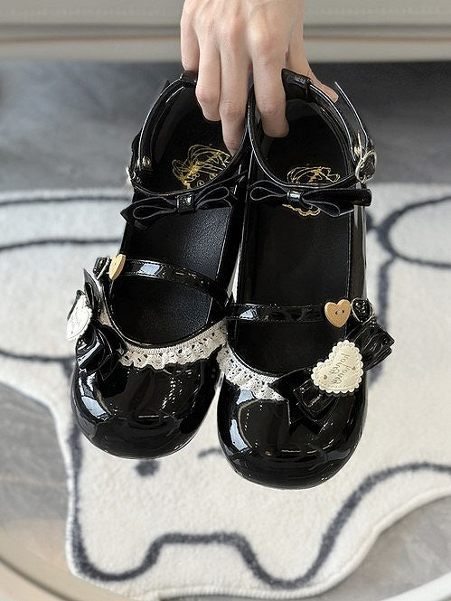 Mary with Bow Lolita Black Janes Accents Sweet