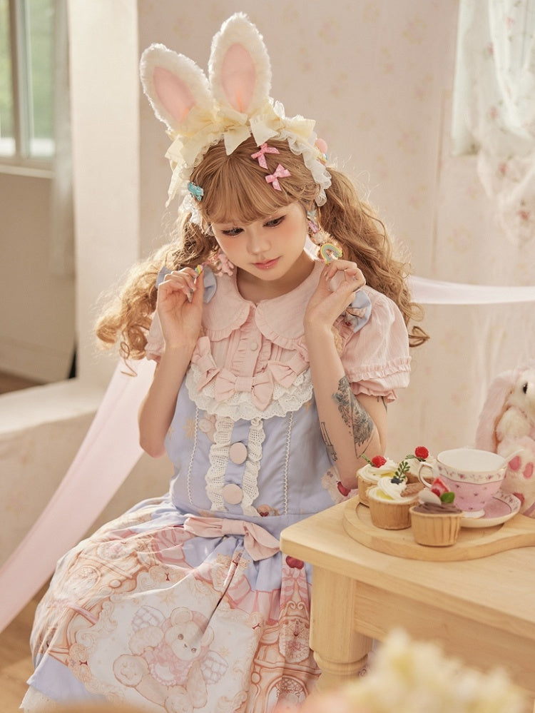 詳細 KCオプション 耳飾り 蝶結び レース 11トリム バニー