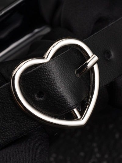 Gothic Black Bow Hair Claw Clip - Strange Sugar