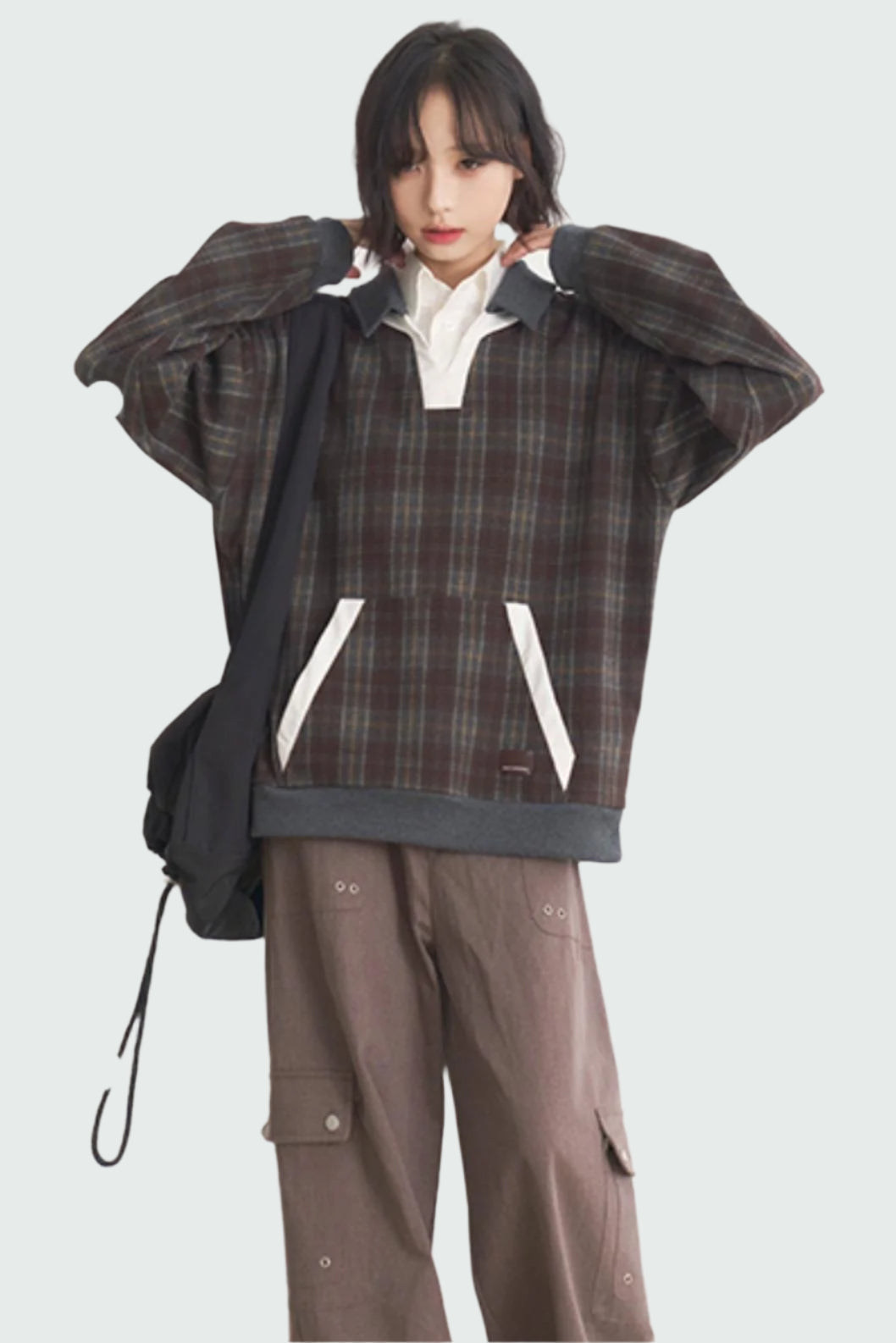 グラビティ・ミュージアム 2025 セーター ストライプ スプリング - パッチワーク