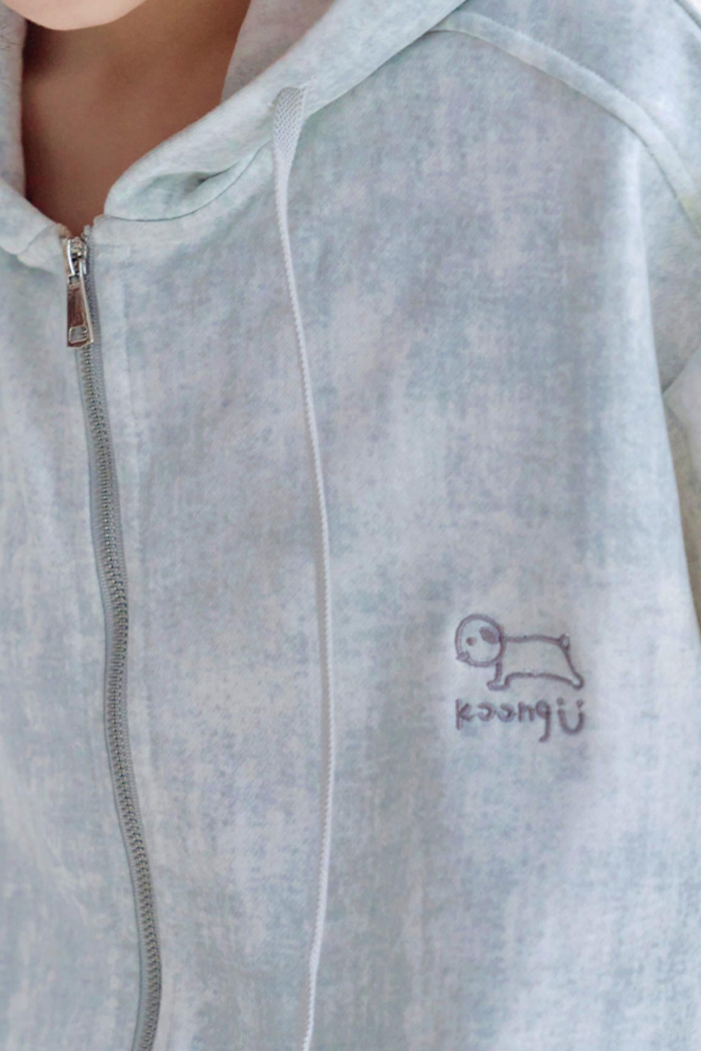 カーディガンフィット リラックスフーディーセットアップ