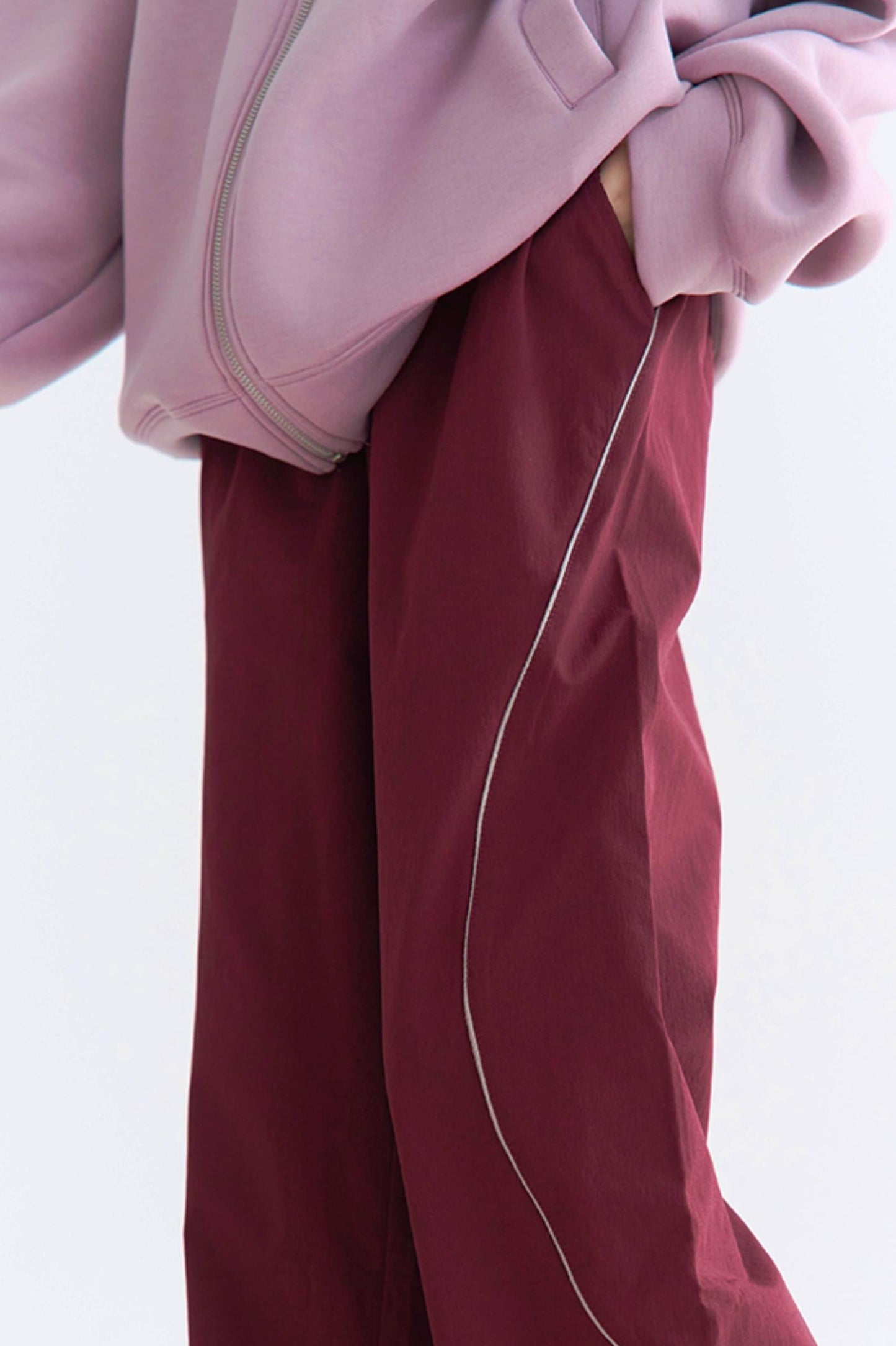 リラックススウェットパンツ ドローストリング