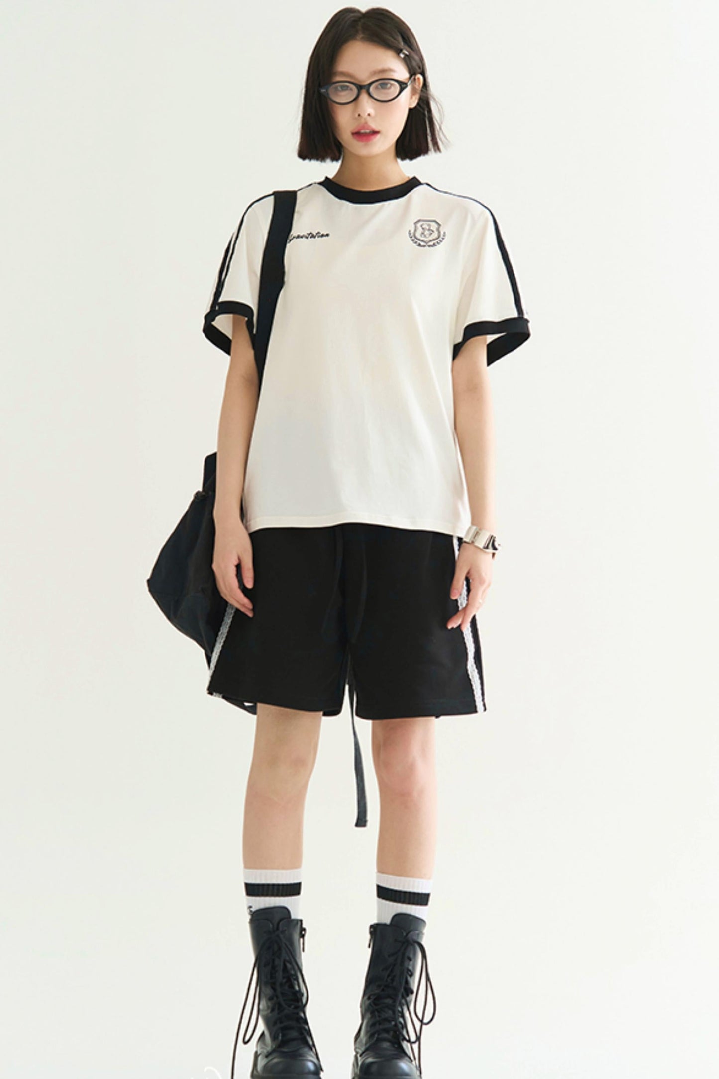 フィットリラックスパッチワークパンツ