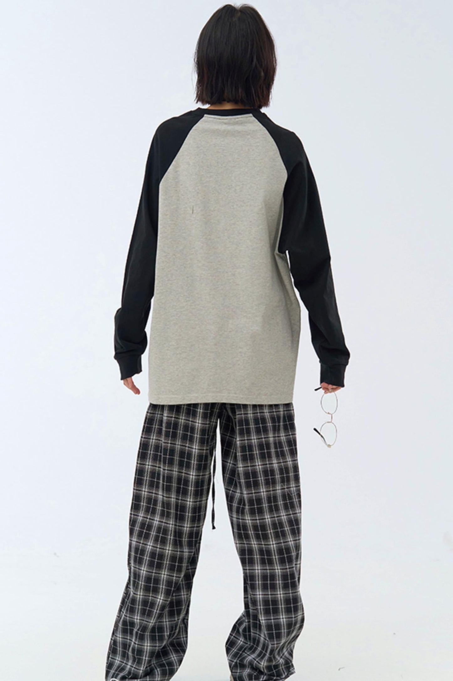 ストリートTシャツ アートパッチワーク ロングスリーブ