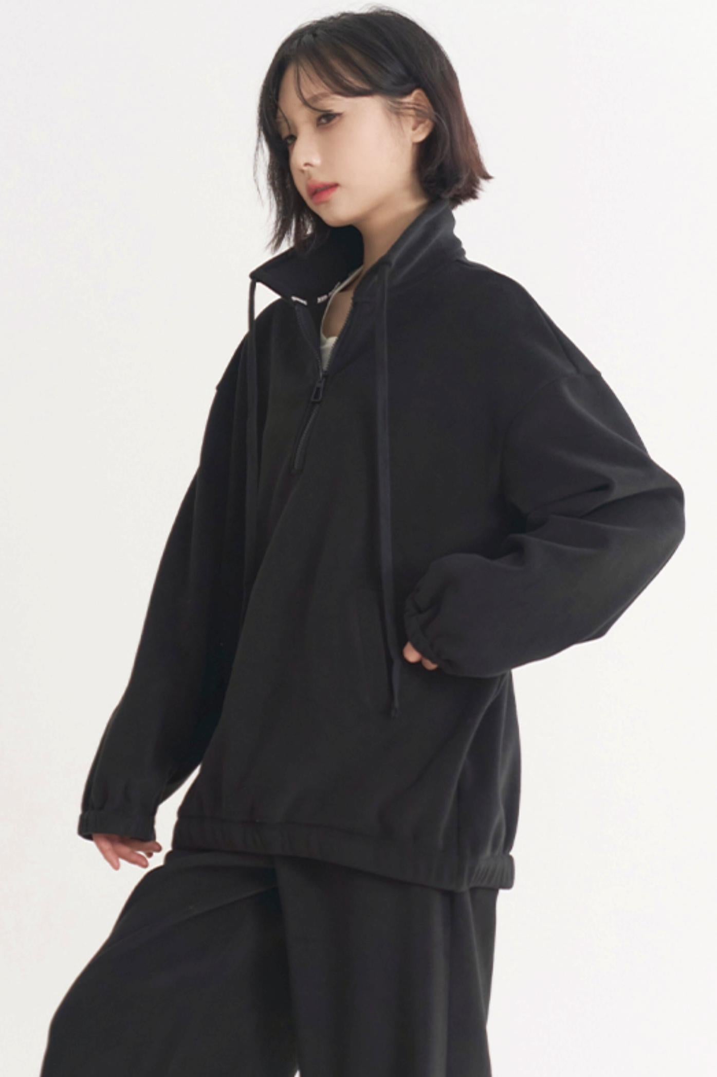 ミューズ:春秋ハーフジップグラビティカジュアルセット