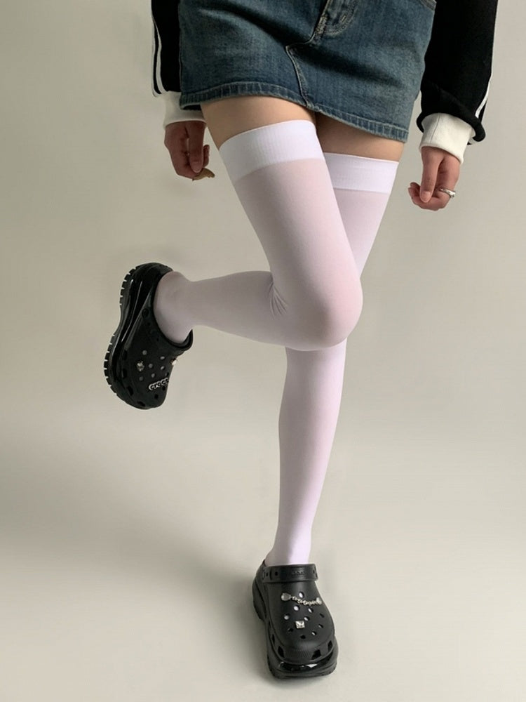 Stockings Extended Sweet Black/White