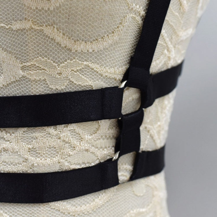 ブラック スチームパンク ハーネス ベルト