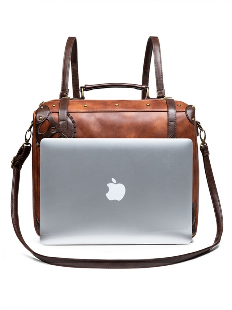 中世レトロな大容量スチームパンクバックパック