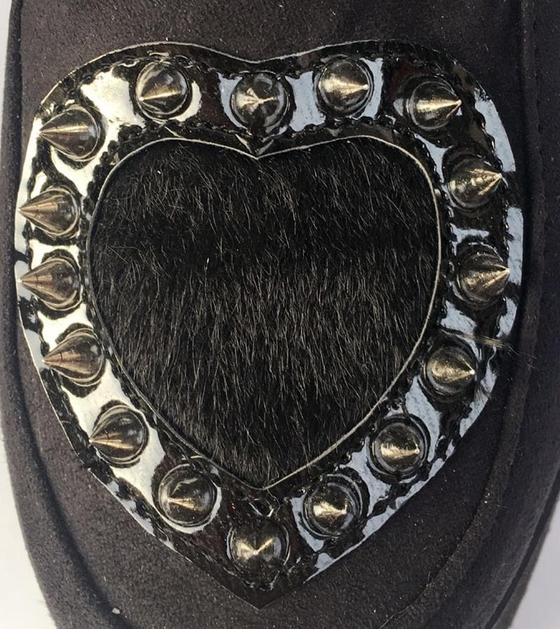 Flatform Made SP168610 Custom Heart Rivet Shoes