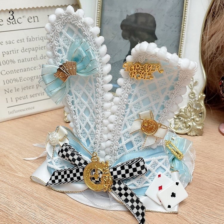 Bowknot Mini Vibes Details Alice in Ears Options Bunny Wonderland 3 Hat