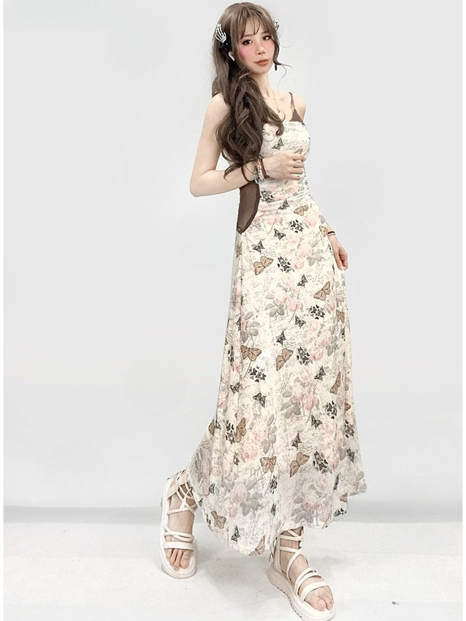 Print Dress Colorful Butterfly Cami Bittersweet Glamorous