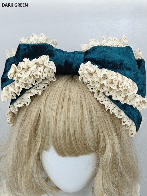 Big Trim 13 Lace Options Bow Velvet KC