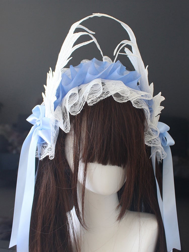 Bowknot Ruffled 5 Wing Options Details Haircband Design Color