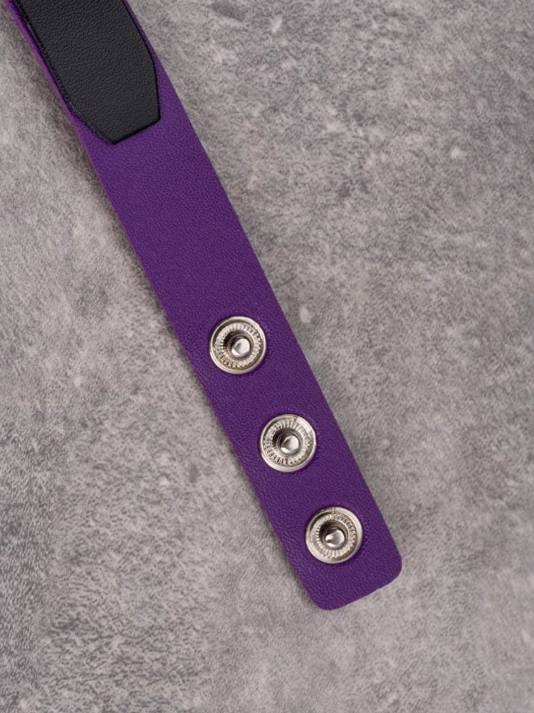 Chain Purple And Gothic Choker Pendant Heart Cross