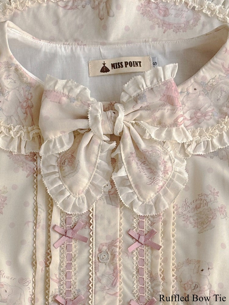 Picot Edge Bow Tie - Miss Point