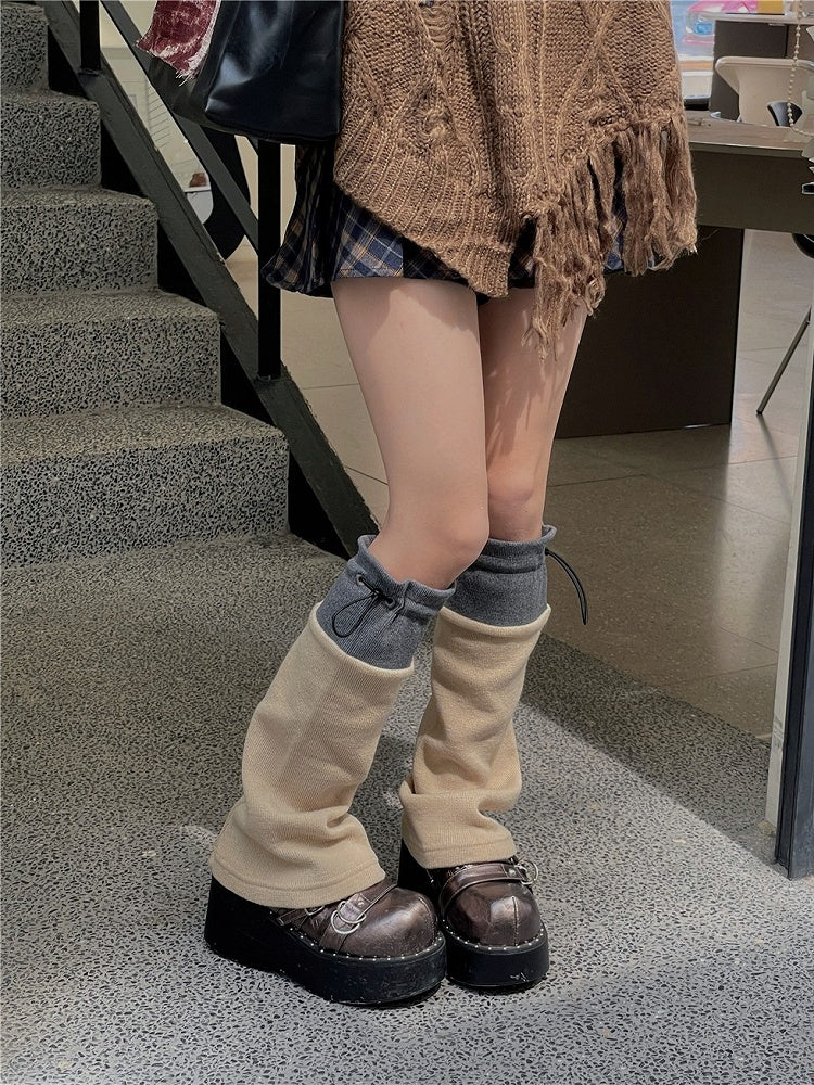 Color-Block Warmers Drawstring Leg 4 Color Options