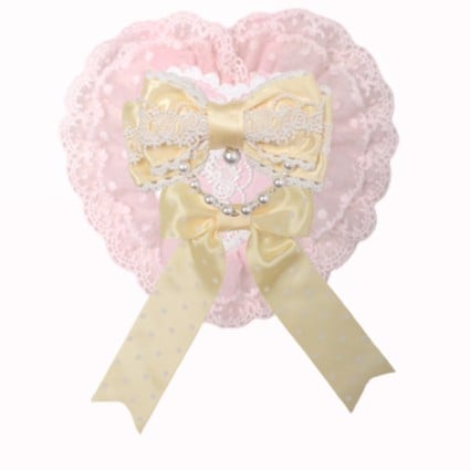 6 Heart-Shaped Floral Options Lace Hairclip