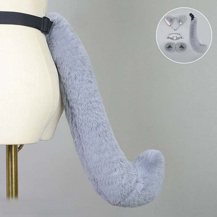 Colors Lolita 5 Tail Furry Fox Color Solid Cute