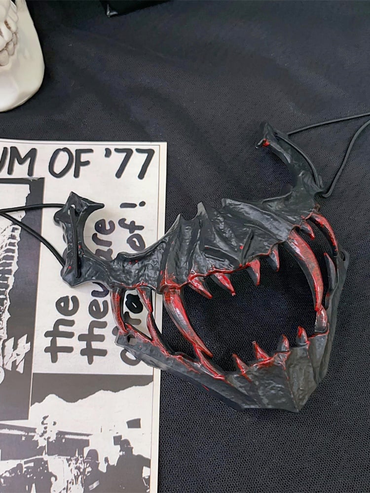 ハロウィンパーティー用出っ歯パンクマスク