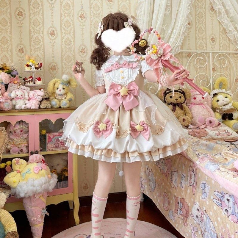Lolita Sweet Heart Girl Original JSK Suspender Dress