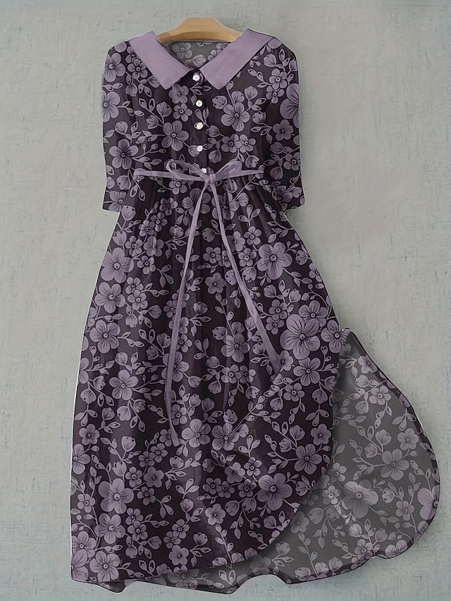 Women's Midi Dress Shift Dress Casual Daily Regular Fit