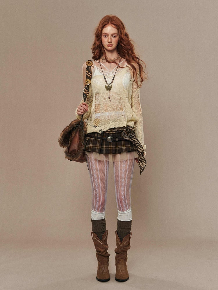 ホワイトレーストリムインナーキャミトップ