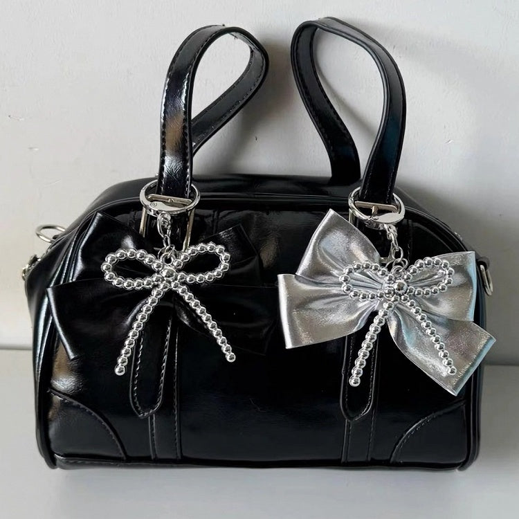 Bowknot Y2K Keychain Black/Silver/Blue/Pink