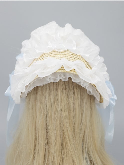 Floral Pink/Blue/Green Details Bowknot Design Gorgeous Version