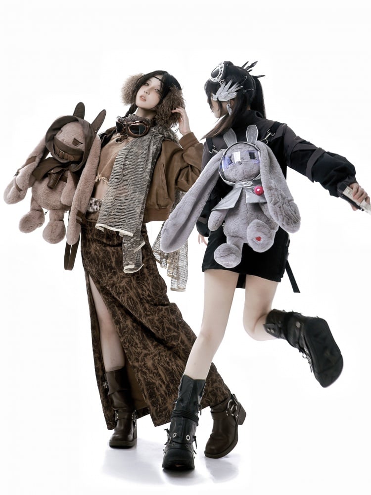 サイバーパンク サイバーバニー シルバー ぬいぐるみバニーバッグ / ぬいぐるみ