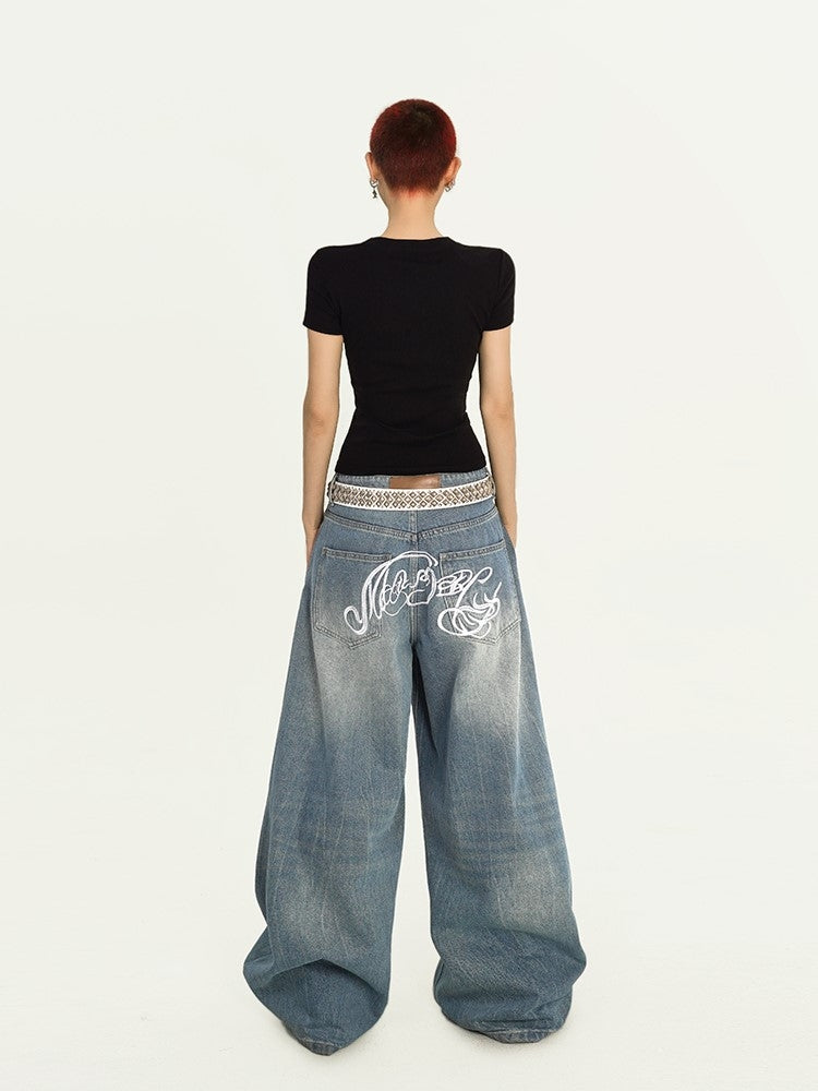 Graphic Slim-Fit Girl Punk Redhead Black T-shirt