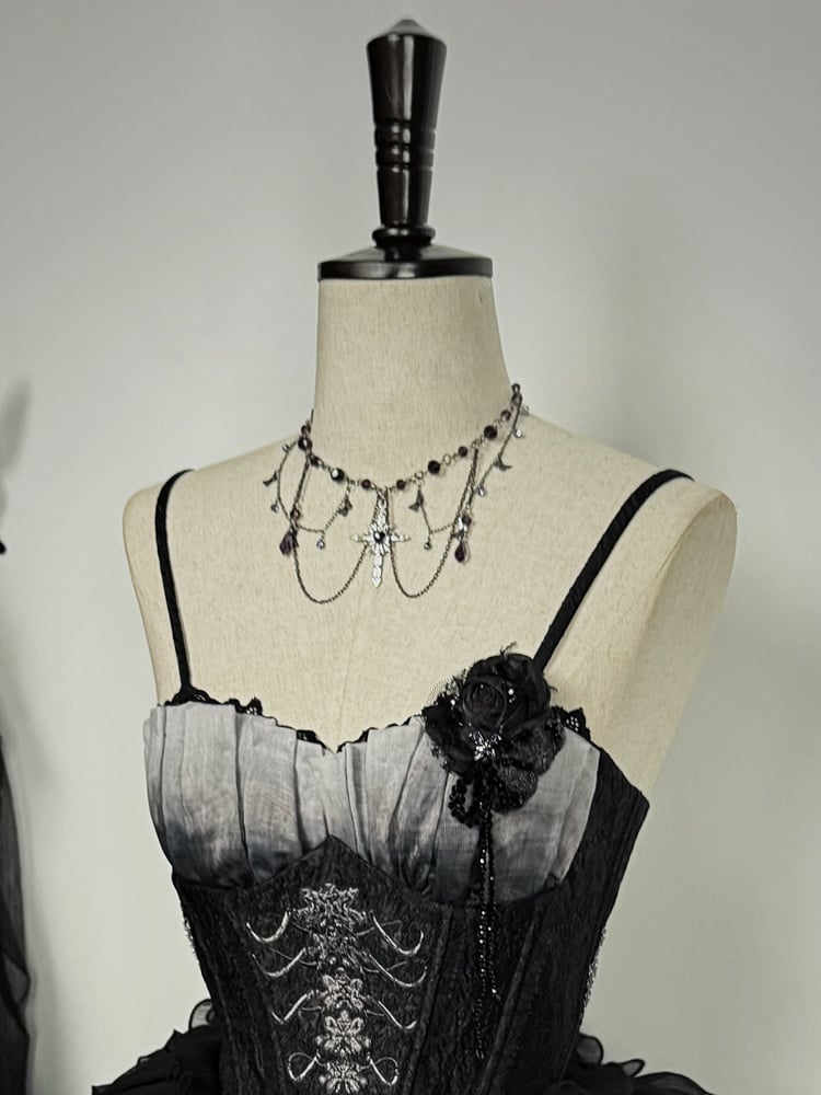 Cross Lolita Necklace Pendants Gothic and Butterfly