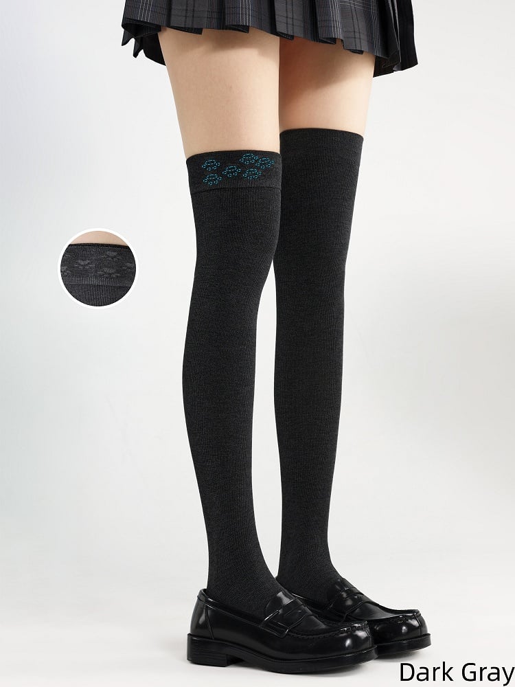 Paw 55CM/70CM 3 Kitty Stockings Colors Anti-Slip Pattern