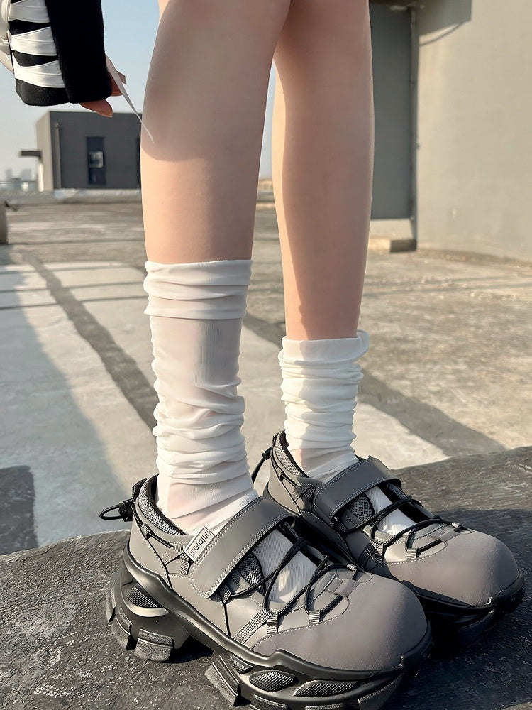 Under-Knee Beige/Pink/White/Nude Loose Stockings