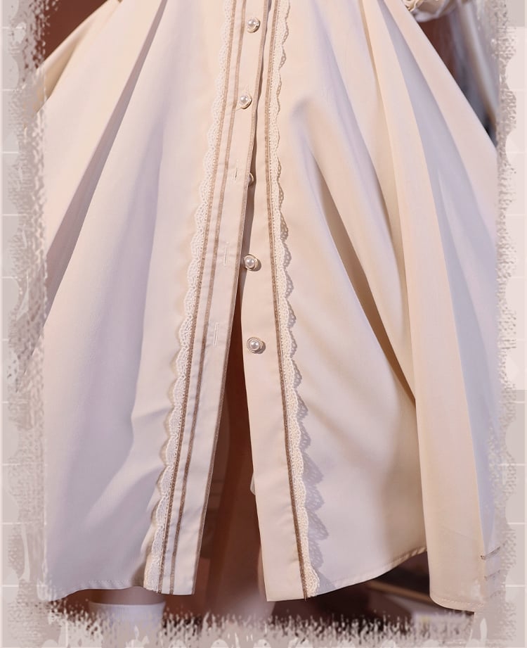 ヨスガノソラ 春日野穹 長袖ワンピースとウサギ耳ケープ ロリータ風コスプレ衣装