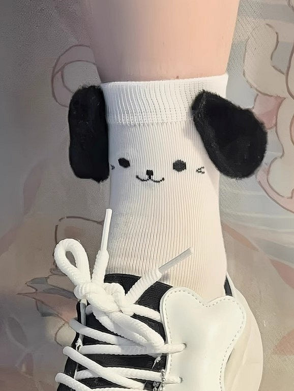 Accents with Socks Ear Themed Calf Plush Kawaii Daily Puppy