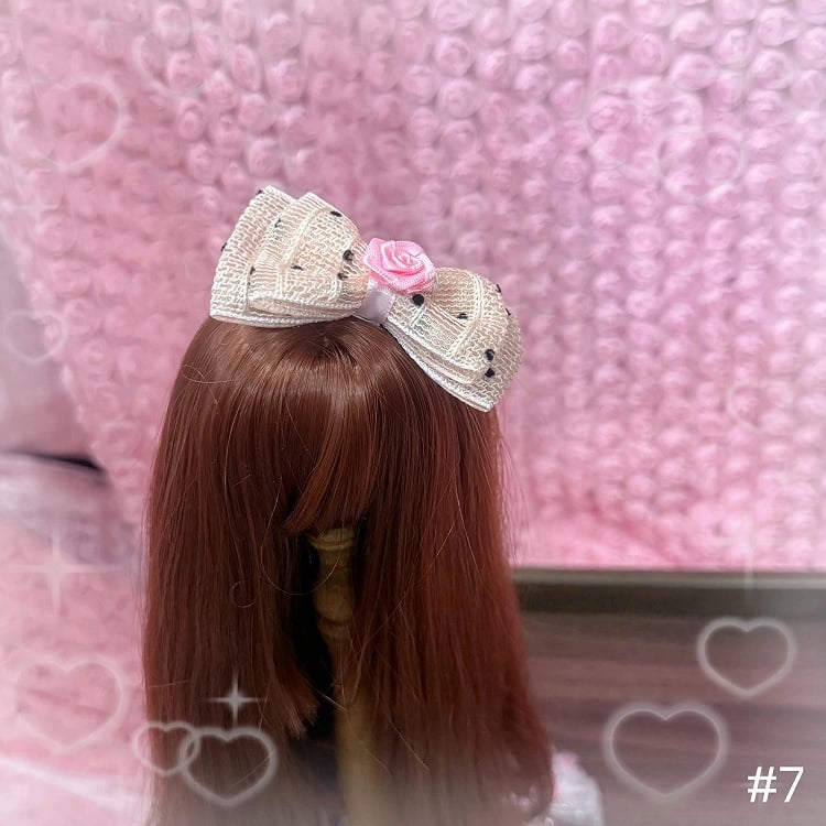 Doll Options Style Kawaii with Sweet - 8 BJD Hairclips Lace