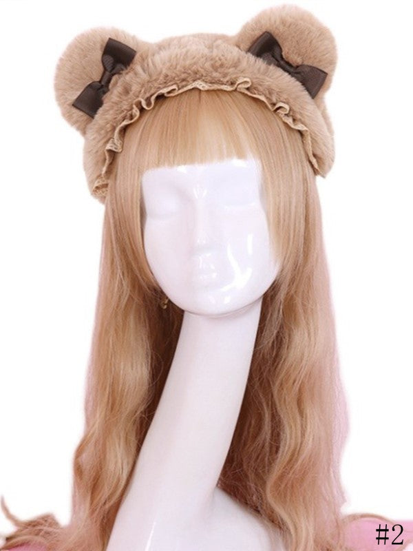 Plush Brown KC Ear Bear