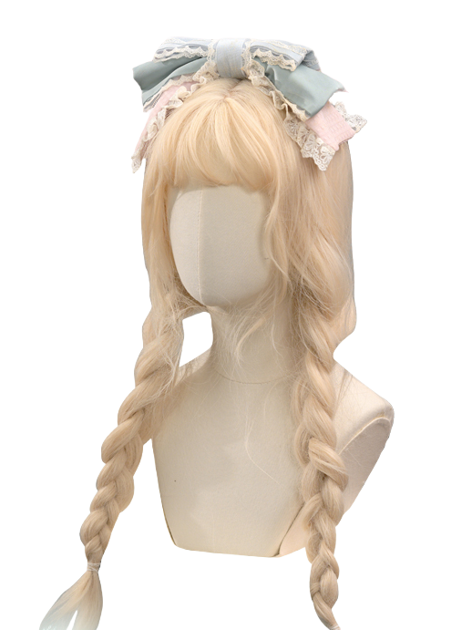 ピンクとブルーの蝶結びKC