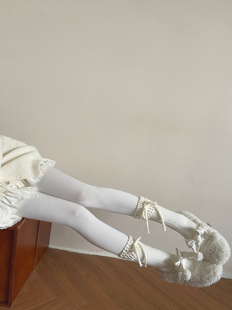 Cuffs Drawstring Ribbed with Socks