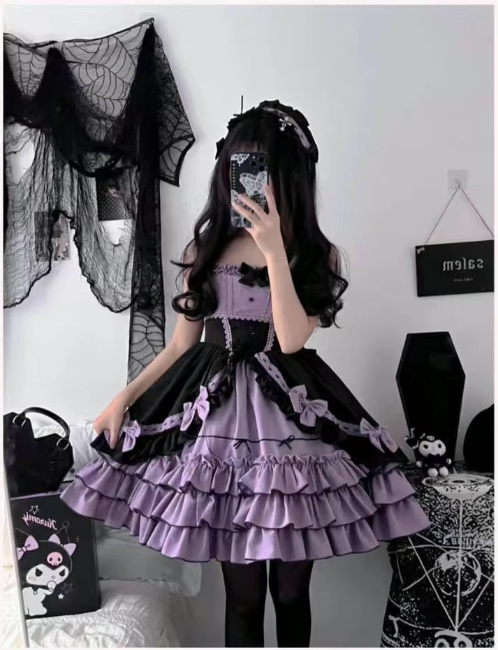 Pastell Goth Mädchenkleid