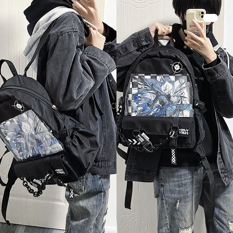 Black Capacity Ita Backpack Large