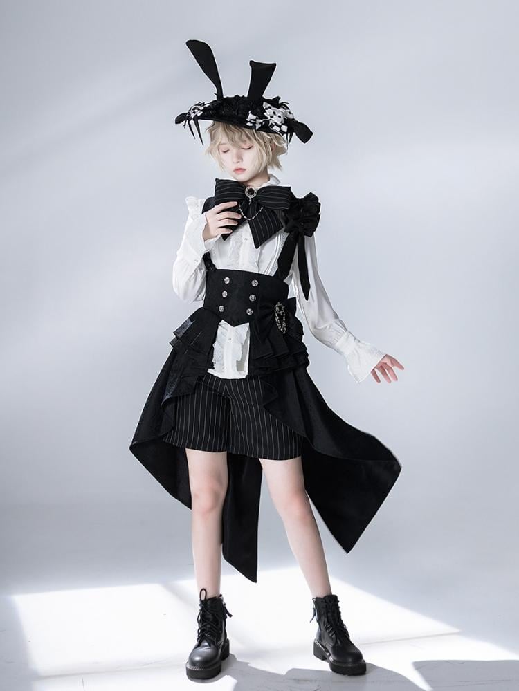 Bunny Theater – Ouji-Shorts mit Streifenmuster