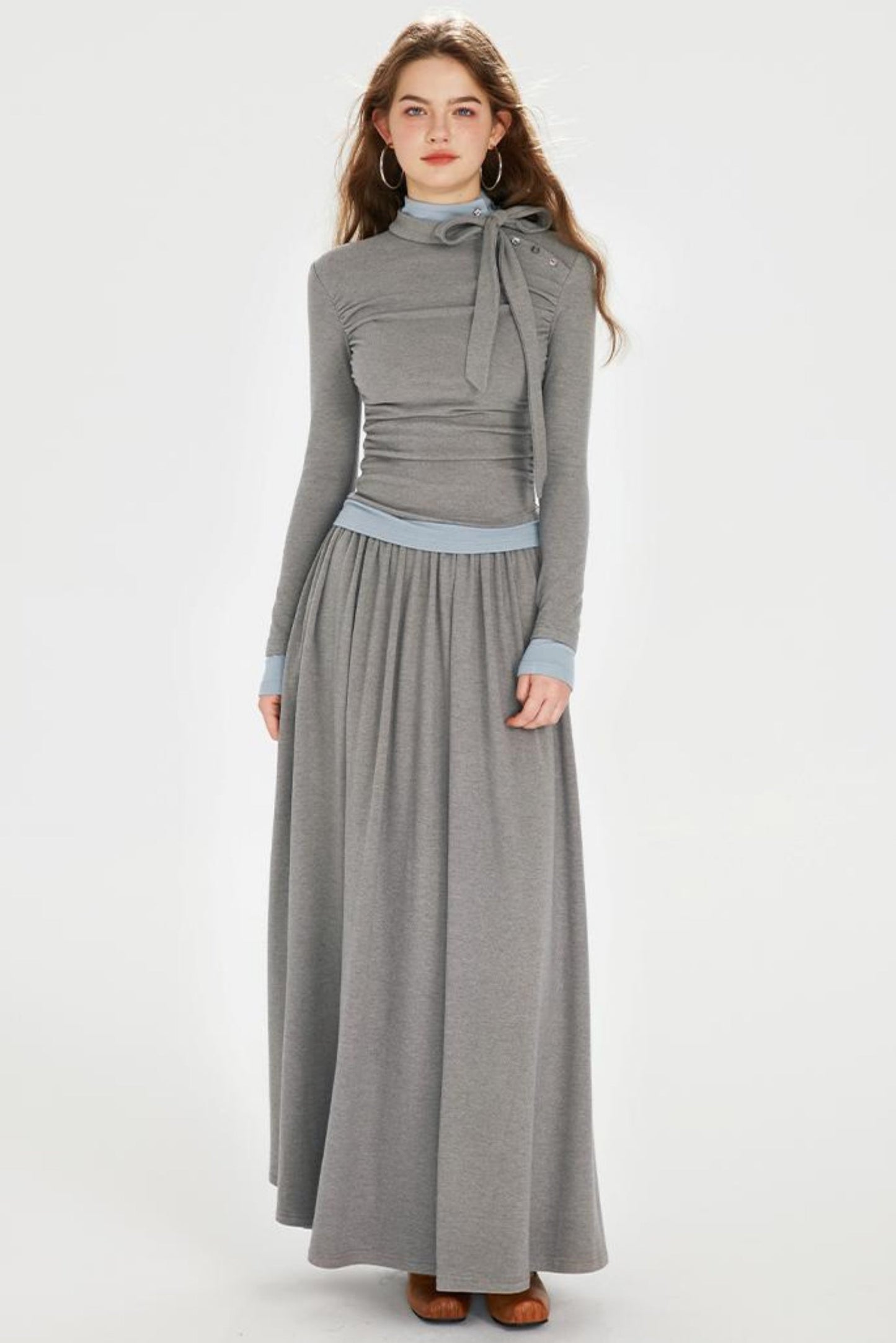 Kleider mit Kordelzug-Silhouette