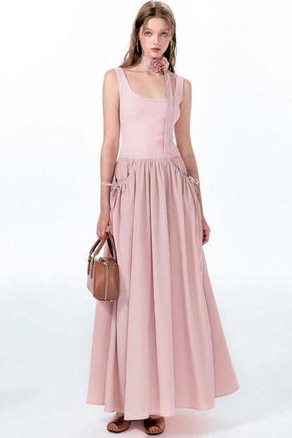 Kleid Coolred Pink Sleeve Mint Long Knot