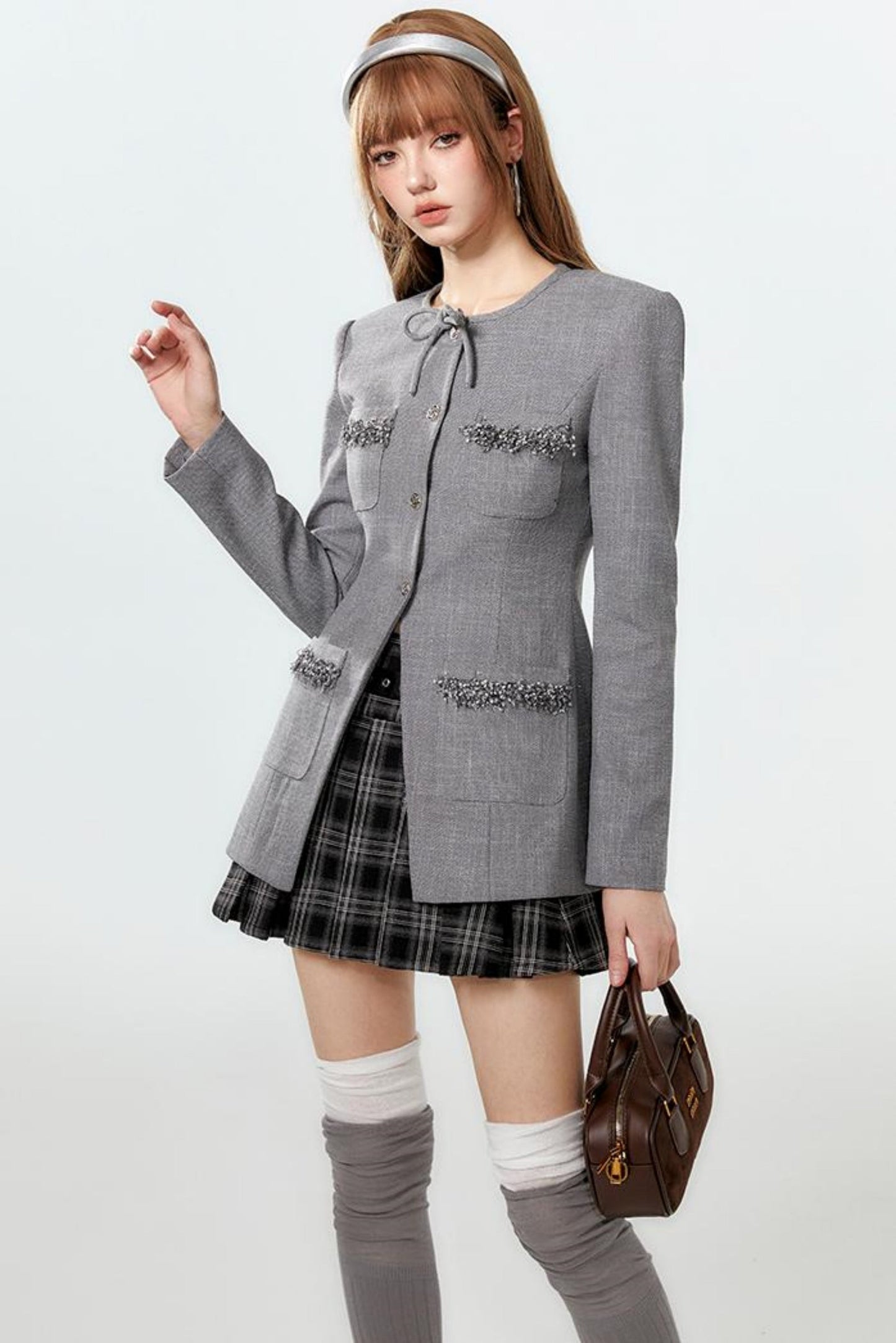 フレグランスウエストジャケットボウ