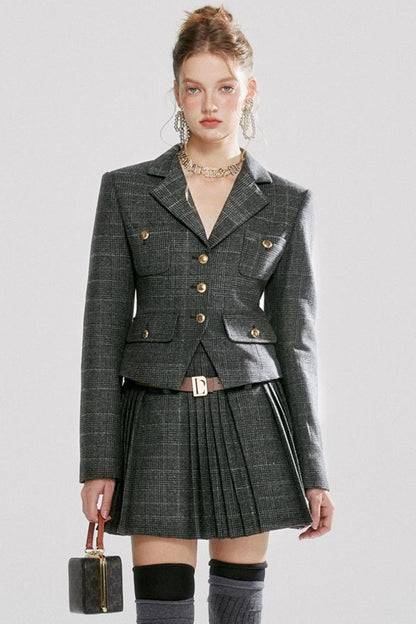 ジャケット+スカート フレンチレトロ プレタポルテ