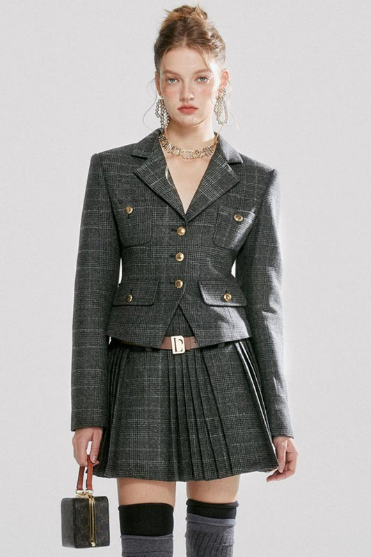 ジャケット+スカート フレンチレトロ プレタポルテ