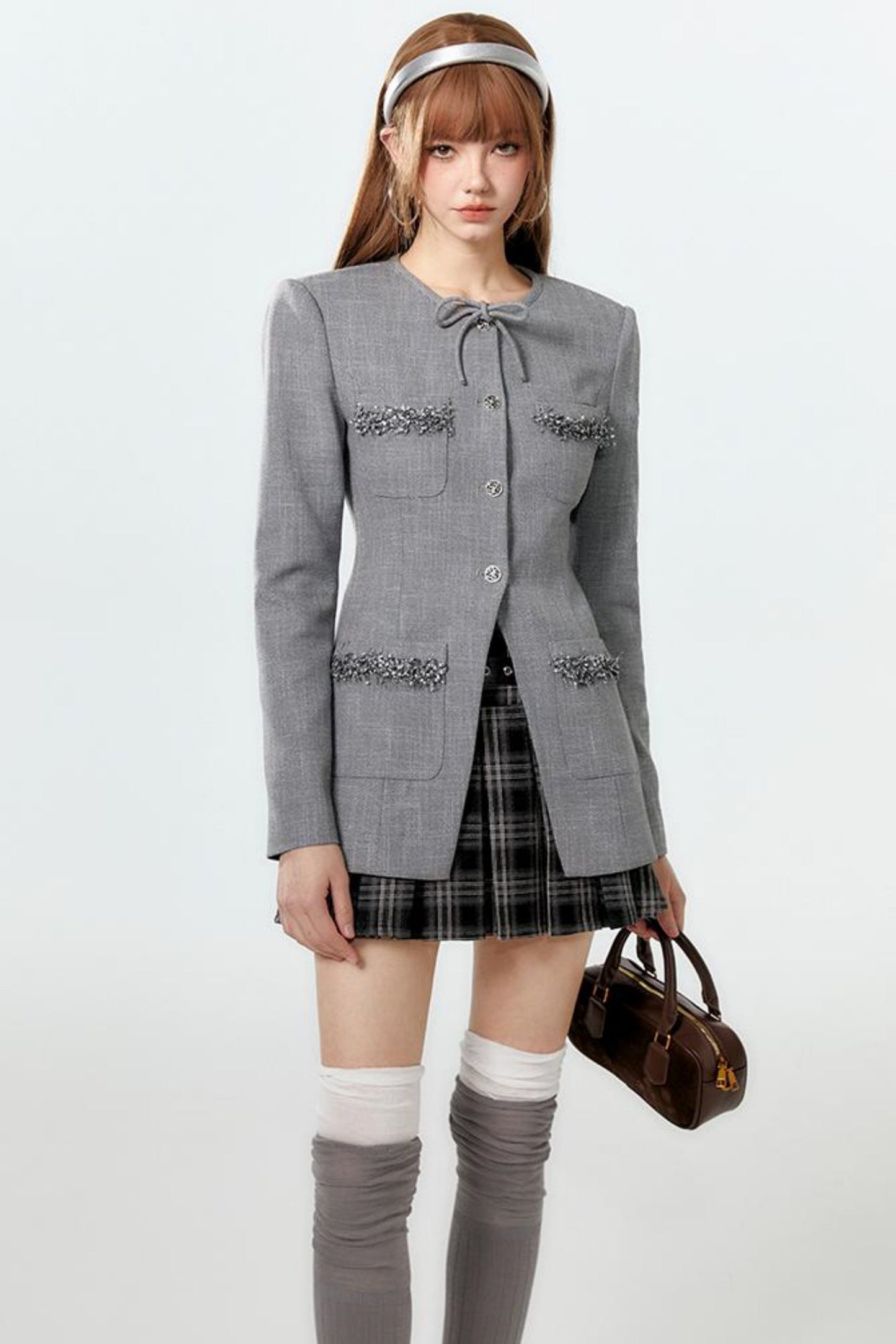 フレグランスウエストジャケットボウ