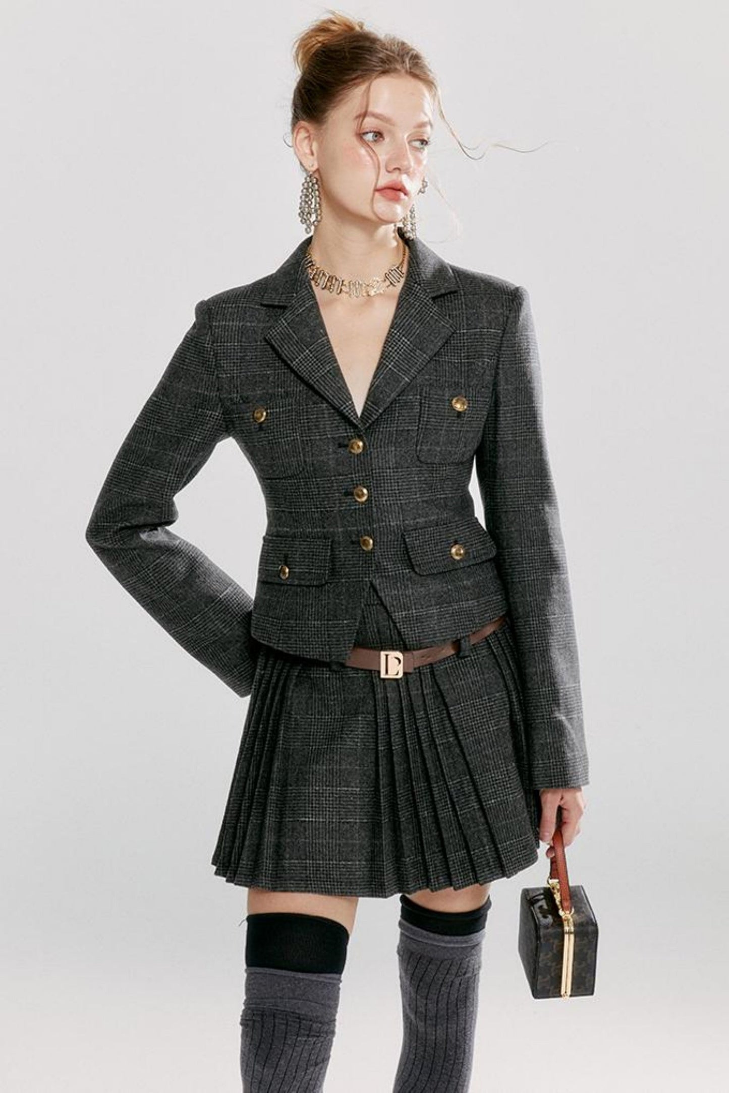 ジャケット+スカート フレンチレトロ プレタポルテ